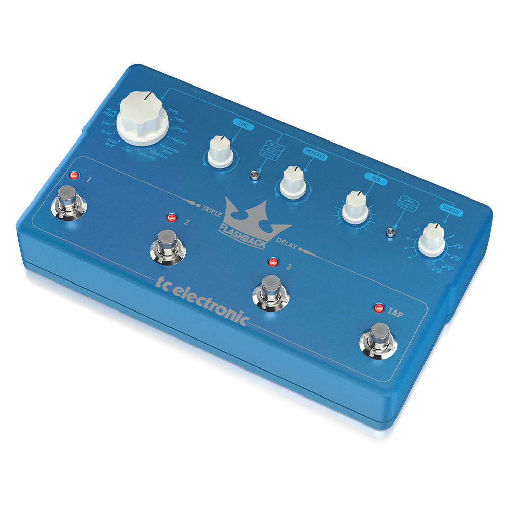 TC Electronic FLASHBACK TRIPLE DELAY Intuitive Three-Engine Delay